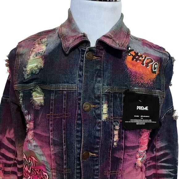 Preme NWOT Jean Jacket for Men S - Picture 2 of 12